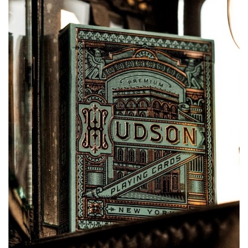 Hudson Black Playing Cards Poker Size Deck USPCC theory11 Custom Limited Sealed 