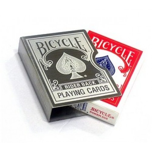 Bicycle Card Clip Card Guard Holder Edelstahl Poker Cardistry Kartenhalter Magic 